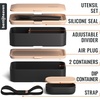 image:imageBentoheaven Bento Box Adult Stackable Lunch Box 40 oz Steel My HeartBingo Flamingo