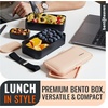 image:imageBentoheaven Bento Box Adult Stackable Lunch Box 40 oz Steel My HeartBingo Flamingo