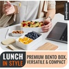image:imageBentoheaven Bento Box Adult Stackable Lunch Box 40 oz Steel My HeartBright Light