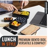 image:imageBentoheaven Bento Box Adult Stackable Lunch Box 40 oz Steel My HeartSymphOnyx