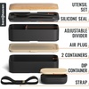 image:imageBentoheaven Bento Box Adult Stackable Lunch Box 40 oz Steel My HeartSymphOnyx