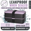 image:imageBentoheaven Bento Box Adult Stackable Lunch Box 40 oz Steel My HeartViolet Me Go