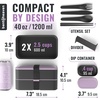 image:imageBentoheaven Bento Box Adult Stackable Lunch Box 40 oz Steel My HeartViolet Me Go