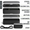 image:imageBentoheaven Bento Box Adult Stackable Lunch Box 40 oz Steel My HeartWhispering Gray