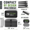 image:imageBentoheaven Bento Box Adult Stackable Lunch Box 40 oz Steel My HeartWhispering Gray