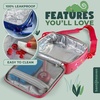 image:imageBentoheaven Bento Lunch Bag for Kids Large Insulated Tote GrayGreen