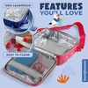 image:imageBentoheaven Bento Lunch Bag for Kids Large Insulated Tote GrayOcean Blue