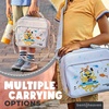 image:imageBentoheaven Bento Lunch Bag for Kids Large Insulated Tote GrayOrange Gray