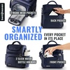 image:imageBentoheaven Cooler Lunch Bag for Men amp Women 15L for Work GrayBlue
