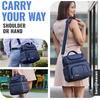 image:imageBentoheaven Cooler Lunch Bag for Men amp Women 15L for Work GrayBlue