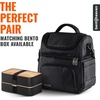 image:imageBentoheaven Cooler Lunch Bag for Men amp Women 15L for Work GrayDark Gray