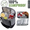 image:imageBentoheaven Insulated Lunch Bag for Work Women amp Men Cooler Tote BlueGray