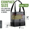 image:imageBentoheaven Insulated Lunch Bag for Work Women amp Men Cooler Tote BlueGray