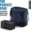 image:imageBentoheaven Insulated Lunch Bag for Work Women amp Men Cooler Tote BlueMidnight Blue