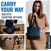 image:imageBentoheaven Insulated Lunch Bag for Work Women amp Men Cooler Tote BlueMidnight Blue