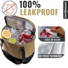image:imageBentoheaven Insulated Lunch Bag for Work Women amp Men Cooler Tote BlueSahara Sand