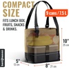 image:imageBentoheaven Insulated Lunch Bag for Work Women amp Men Cooler Tote BlueSahara Sand