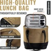 image:imageBentoheaven Insulated Lunch Bag for Work Women amp Men Cooler Tote BlueSahara Sand