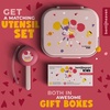 image:imageBentoheaven Kids Bento Lunch Box 3 Compartments 30 oz Coral PinkRose Pink