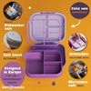 image:imageBentoheaven Kids Bento Lunch Box 3 Compartments 30 oz Ice BlueMauve