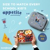 image:imageBentoheaven Kids Bento Lunch Box 3 Compartments 30 oz Ice BlueNight Gray