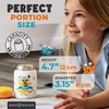 image:imageBentoheaven Kids Food Jar 10 oz Insulated Hot Food Container Rose PinkOrange Gray