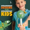 image:imageBentoheaven Kids Utensils Set with Case Reusable Fork amp Spoon DachshundGreen