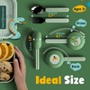 image:imageBentoheaven Kids Utensils Set with Case Reusable Fork amp Spoon DachshundGreen