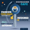 image:imageBentoheaven Kids Utensils Set with Case Reusable Fork amp Spoon DachshundIce Blue
