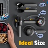 image:imageBentoheaven Kids Utensils Set with Case Reusable Fork amp Spoon DachshundNight Gray