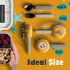 image:imageBentoheaven Kids Utensils Set with Case Reusable Fork amp Spoon DachshundOrange Gray
