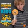 image:imageBentoheaven Kids Utensils Set with Case Reusable Fork amp Spoon DachshundOrange Gray