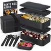 image:imageBentoheaven Bento Box Adult Stackable Lunch Box 40 oz Steel My HeartOuter Space