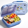 image:imageBentoheaven Kids Bento Lunch Box 3 Compartments 30 oz Ice BlueIce Blue