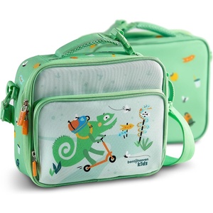 image:imageBentoheaven Bento Lunch Bag for Kids Large Insulated Tote GrayGreen