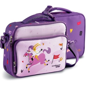 image:imageBentoheaven Bento Lunch Bag for Kids Large Insulated Tote GrayMauve