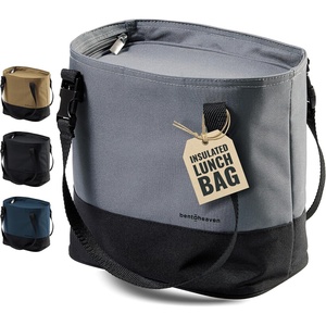 image:imageBentoheaven Insulated Lunch Bag for Work Women amp Men Cooler Tote BlueGray